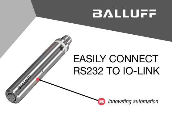 The simple and practical solution for connecting RS232 with IO-Link